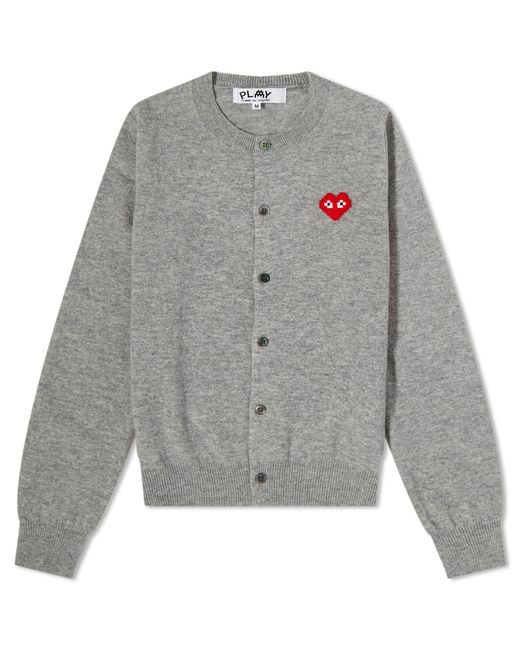 Comme Des Garçons Play Invader Heart Cardigan in END. Clothing