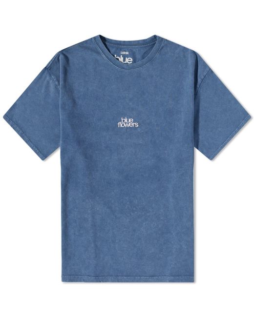 Blue Flowers Heavy Wash T-Shirt in END. Clothing