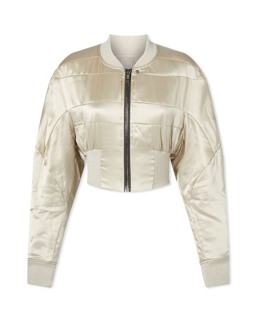 Rick Owens Woven Padded Bomber Jacket in END. Clothing