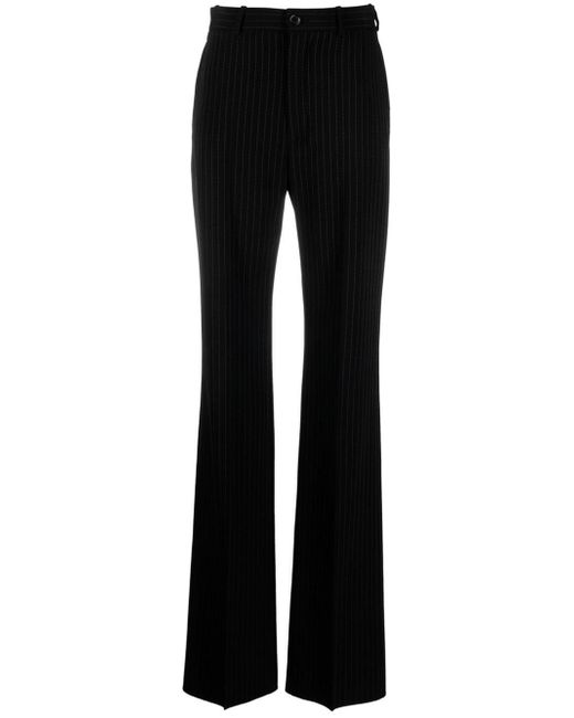 Balenciaga pinstripe straight-leg trousers