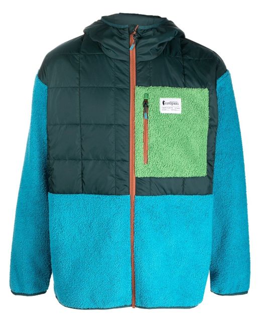Cotopaxi colour-block hooded jacket