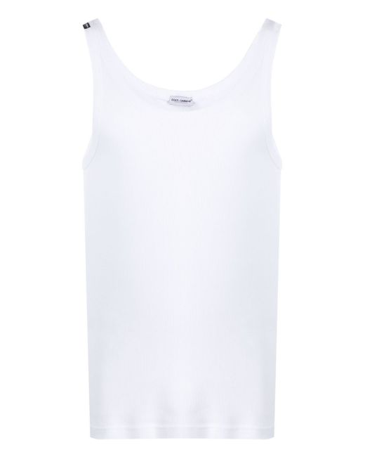 Dolce & Gabbana Marcello ribbed-knit tank top