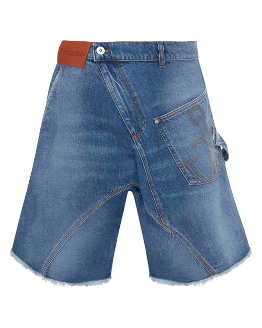 J.W.Anderson Twisted Workwear Denim Shorts