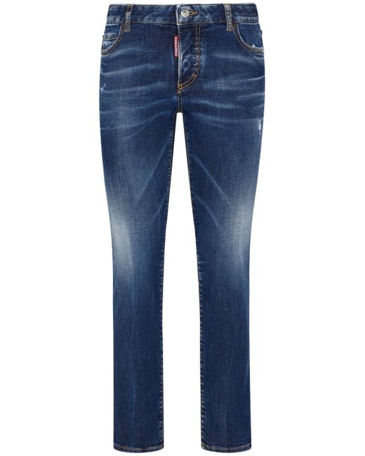 Dsquared2 faded slim-cut jeans