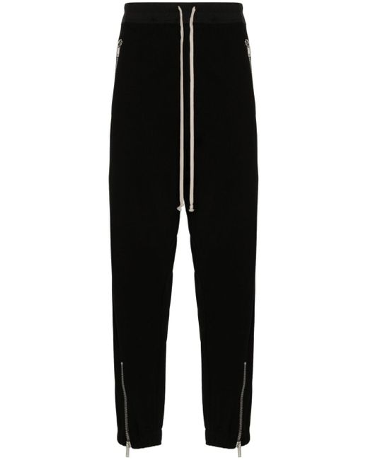 Rick Owens organic-cotton tapered trousers