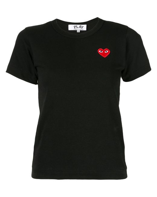 Comme Des Garçons Play Heart patch T-shirt