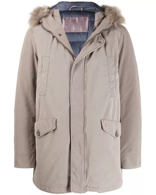 Herno hooded parka coat