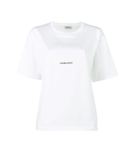 Saint Laurent logo print T-shirt