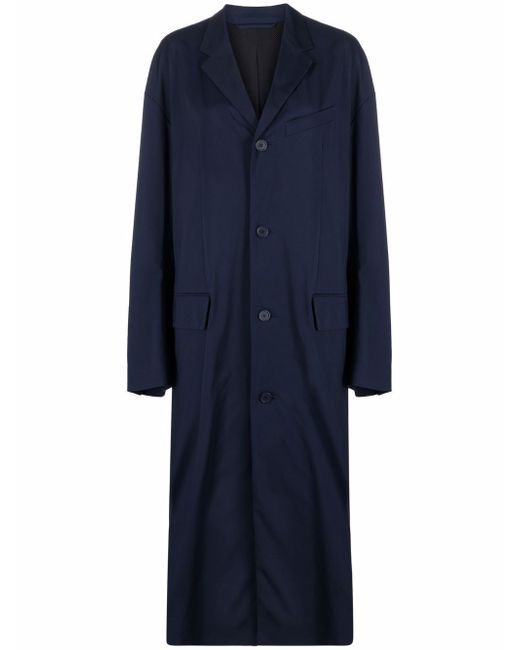 Balenciaga single-breasted oversized coat
