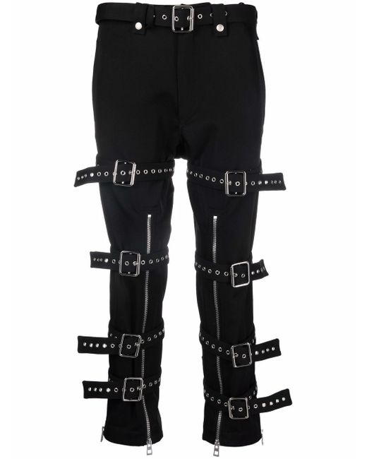 Loewe belted cropped trousers