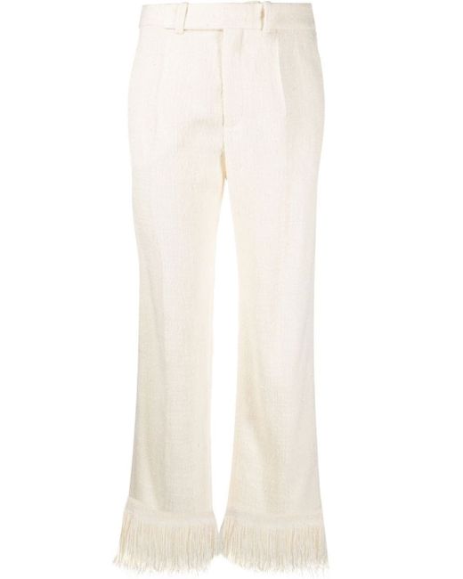 Chloé fringe detailing tailored trousers