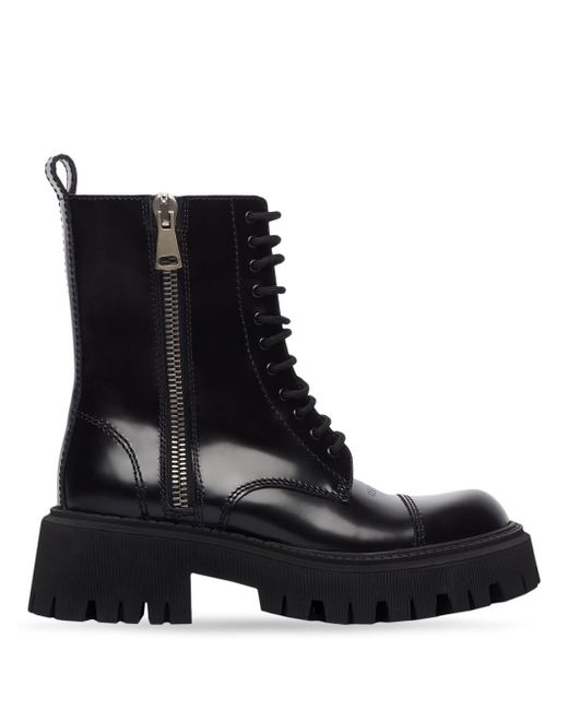 Balenciaga Tractor 20mm lace-up boots