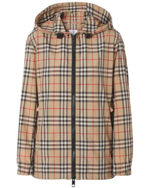 Burberry Vintage Check hooded jacket