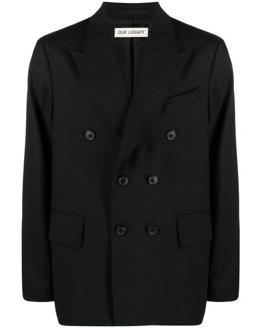 Our Legacy Unconstructed double-breasted blazer
