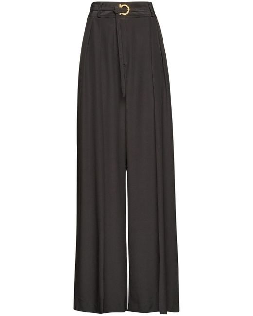 Ferragamo belted palazzo trousers