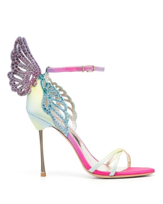 Sophia Webster Heavenly butterfly-detail heeled sandals
