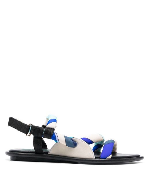 Pucci abstract-print flat sandals