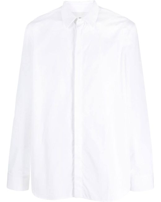 Jil Sander long-sleeve poplin shirt