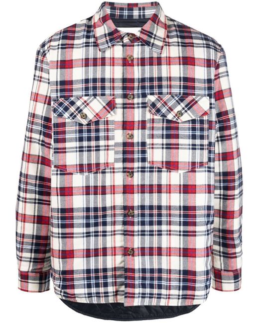 Marant check-print two-pocket shirt jacket