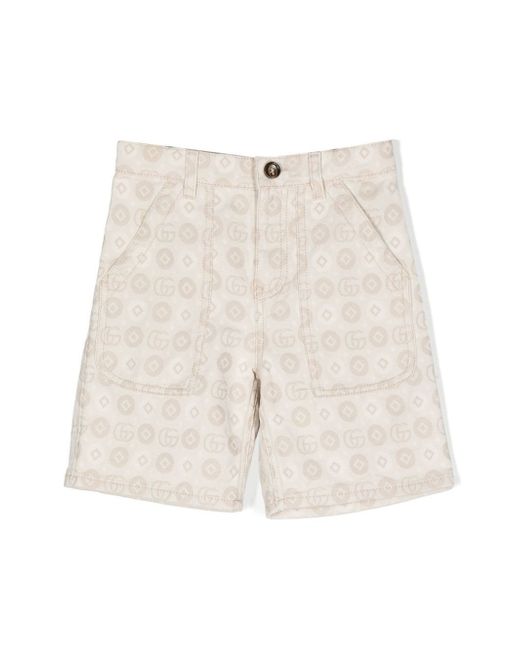 Gucci Kids Double G jacquard shorts