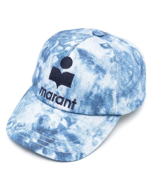 Marant marbled-print logo cap