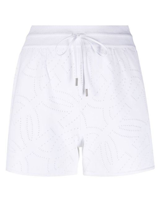 Ferragamo Gancio-perforated shorts
