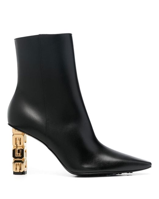 Givenchy G-cube leather ankle boots