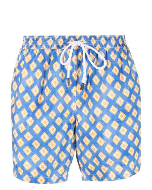 Barba graphic-print swim shorts