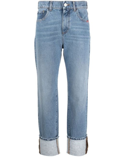 Amish drainpipe straight-leg jeans