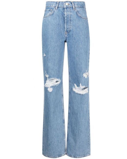Anine Bing Gio high-rise straight jeans