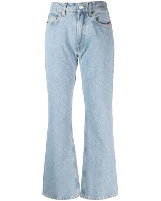 Amish high-rise flared jeans