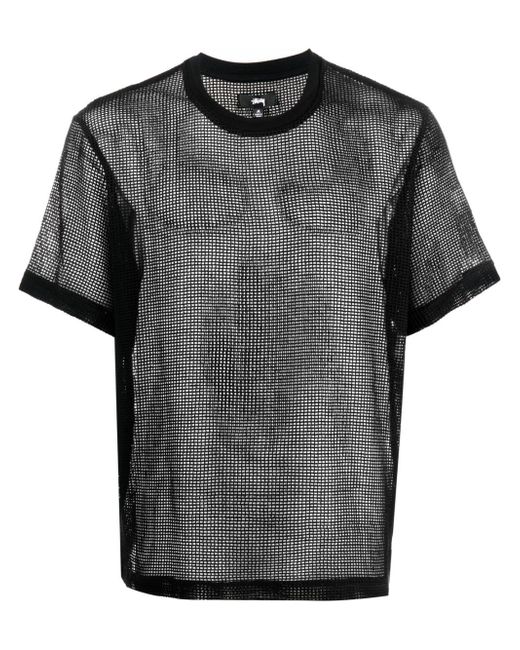 Stussy perforated T-shirt