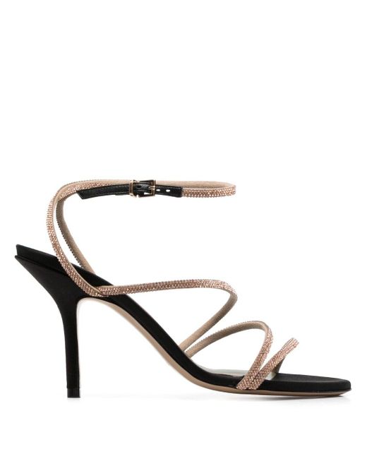 Maria Luca crystal-embellished high-heel sandals