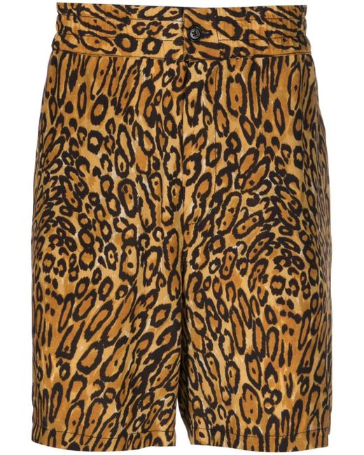 Moschino animal-print shorts