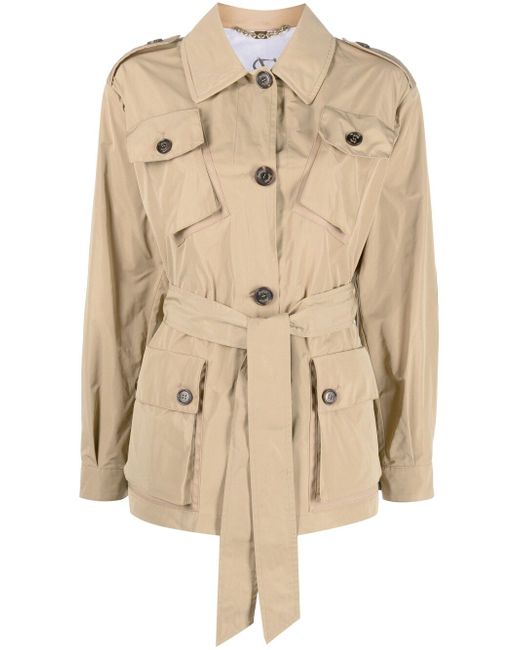 Sealup belted waist safari jacket