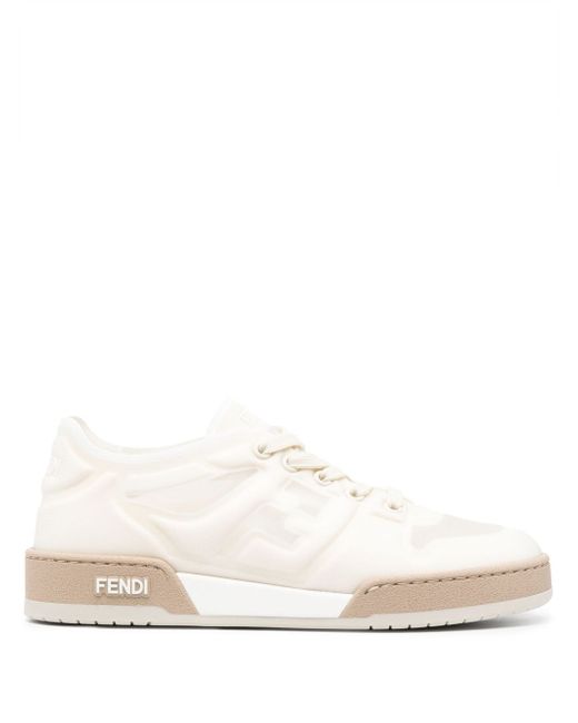 Fendi logo embossed sneakers