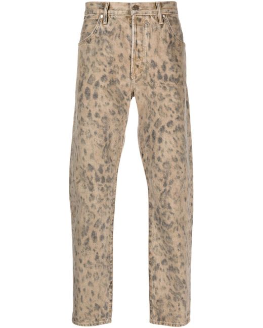 Tom Ford leopard-print jeans