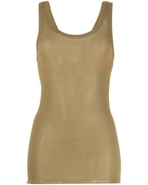 Lemaire ribbed jersey tank top