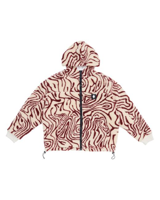 Marcelo Burlon County Of Milan printed fleece jacket
