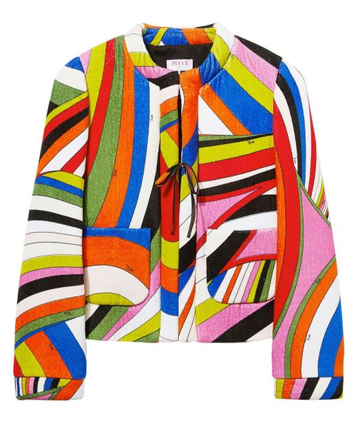 Pucci Iride-print jacket