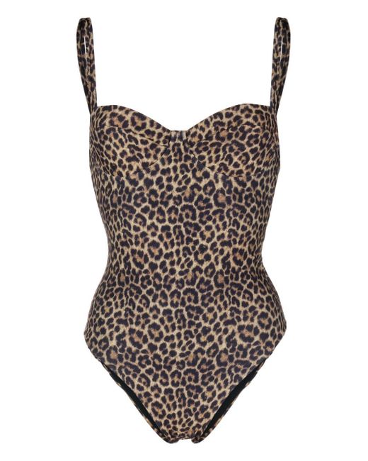 Matinèe leopard-print swimsuit