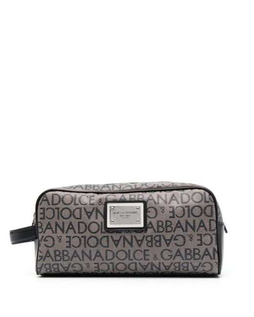 Dolce & Gabbana logo-print wash bag