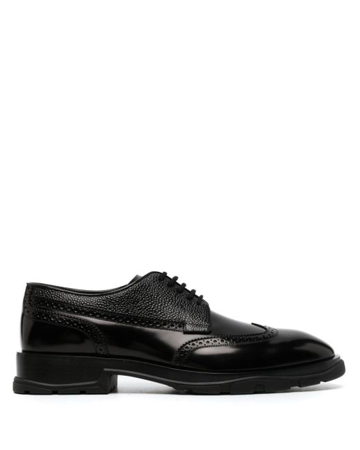 Alexander McQueen lace-up leather brogues