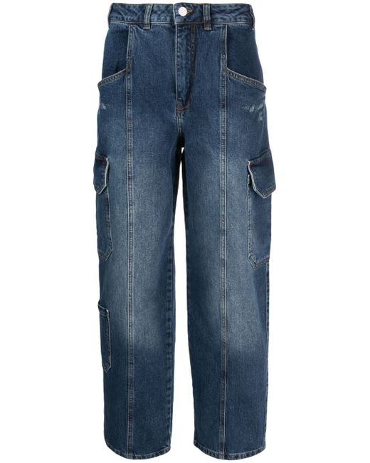 Baum und Pferdgarten seam-detail cargo jeans
