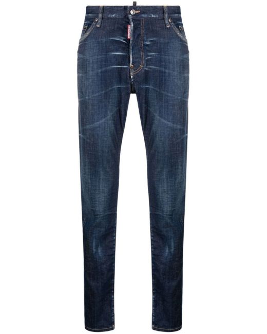 Dsquared2 slim-cut stretch-cotton jeans