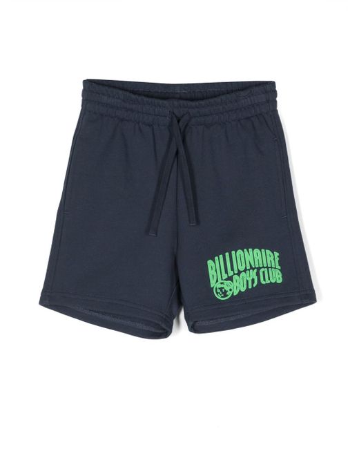 Billionaire Boys Club Kids Arch-Logo drawstring track shorts