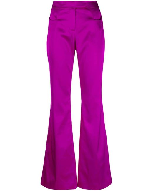 Tom Ford flared satin trousers