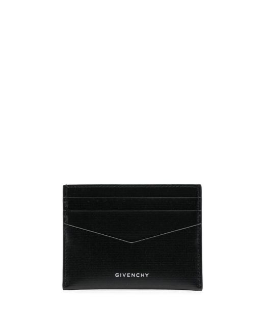 Givenchy logo-print textured-leather wallet