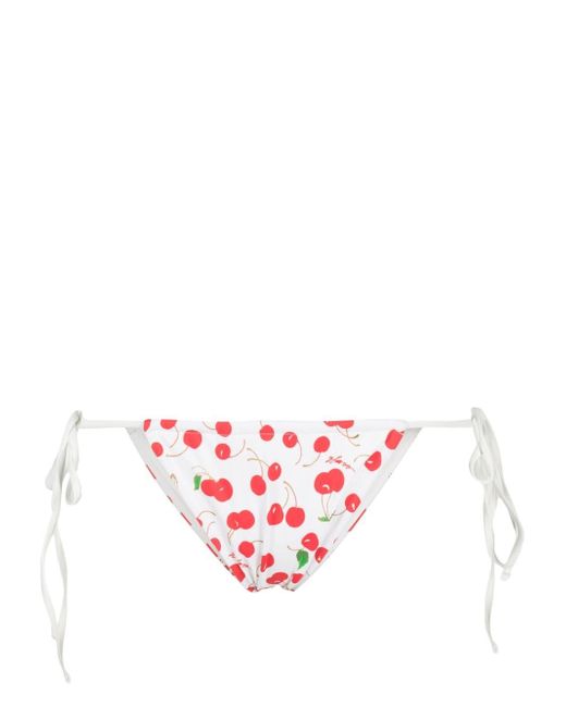 Frankies Bikinis cherry-print bikini bottom