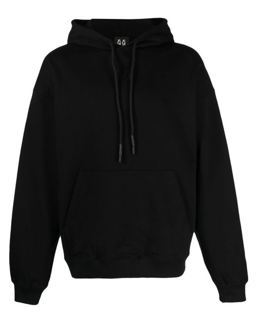 44 Label Group logo-print jersey-fleece hoodie